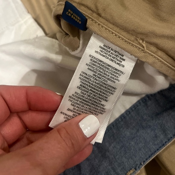 POLO Ralph Lauren Men's Relaxed Fit Twill 10" or 9.1/2” Shorts size 38 khaki - Picture 4 of 11